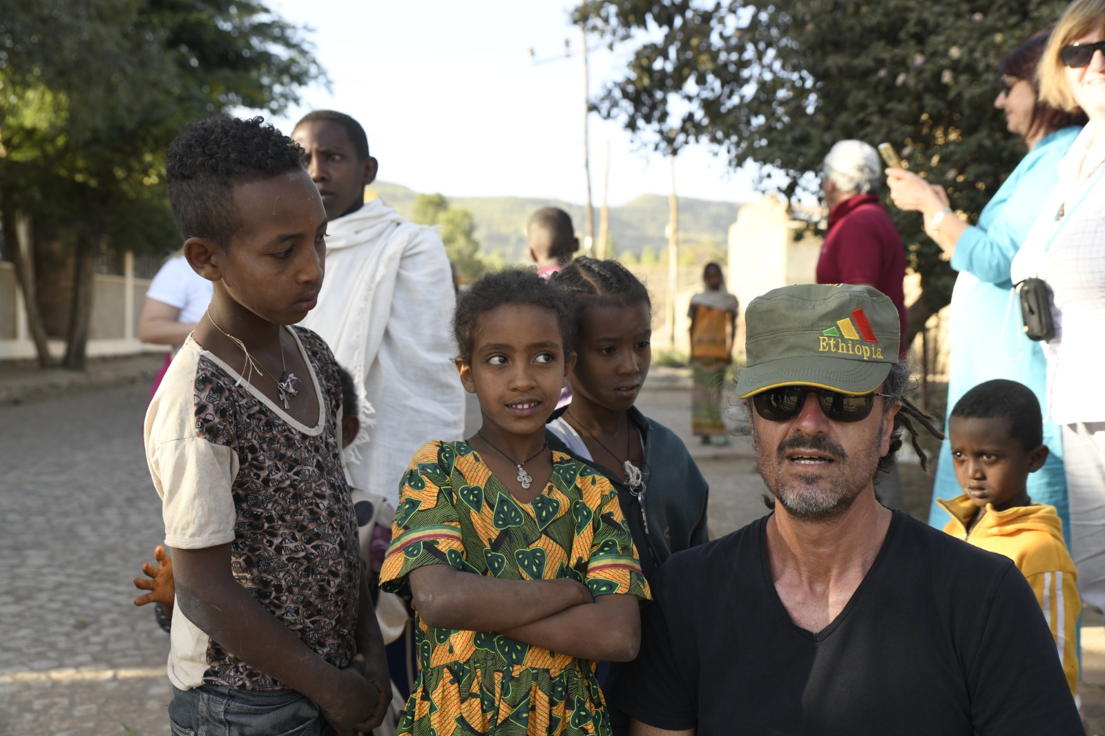 Max e bambini in Etiopia